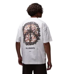 Allsaints incessant t-shirt in chalk white